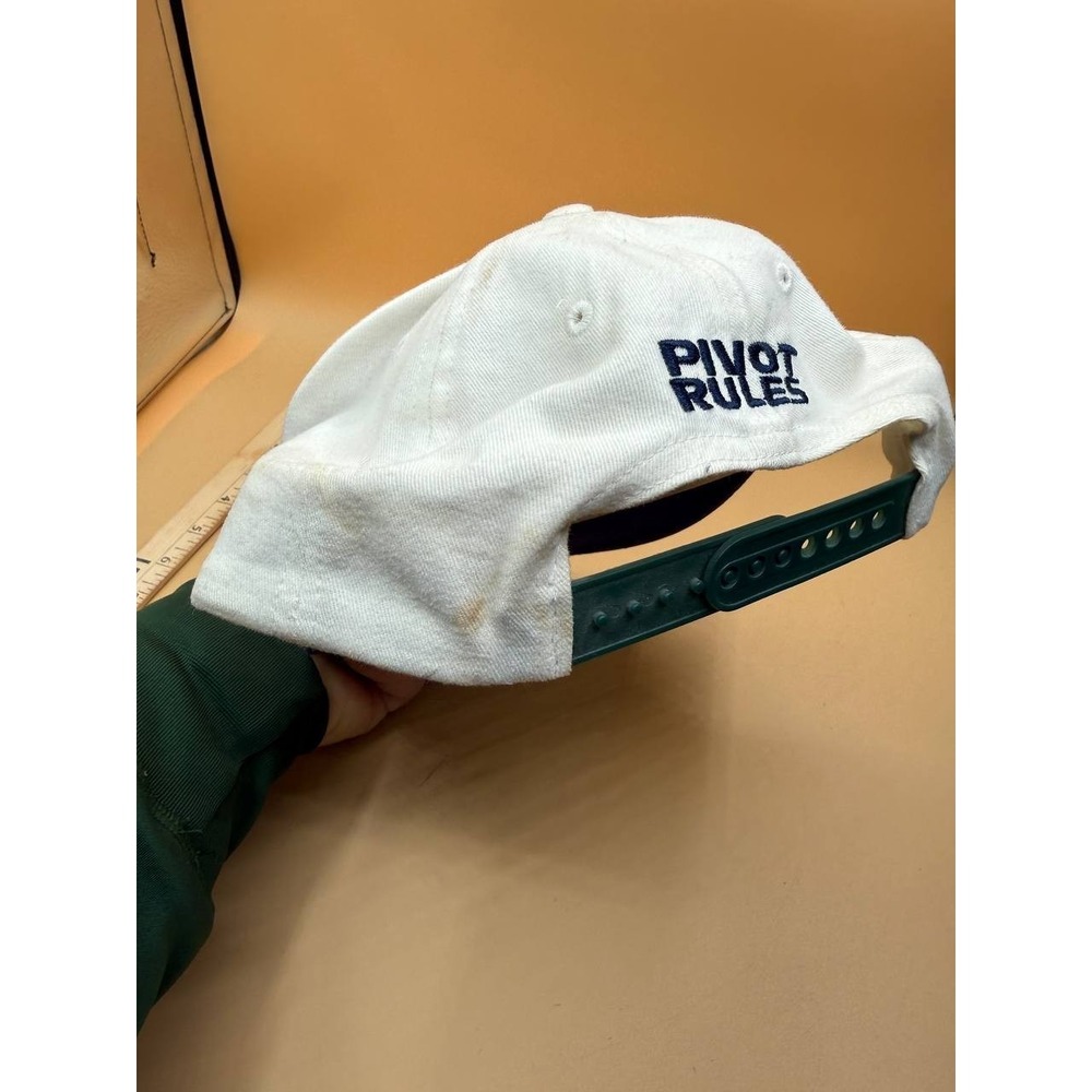 Pivot Rules 1997 Stooges Golfing‎ Snapback Cap Hat White Blue Adjustable Outdoor - Picture 3 of 5